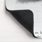 Illustration für 'das Rot und das Black Mousepad (Ecke)