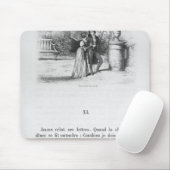 Illustration für 'das Rot und das Black Mousepad (Mit Mouse)
