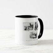 Illustration für 'den Wolf und das Lambb Tasse (VorderseiteRechts)