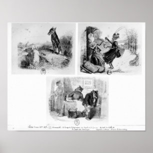 Illustration für "Der Wolf und das Lamb" Poster