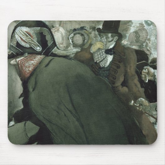 Illustration für die Nase durch Nikolai Gogol Mousepad (Vorne)