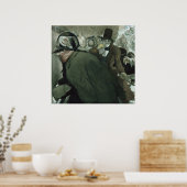 Illustration für die Nase von Nikolai Gogol Poster (Küche)