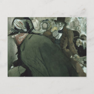 Illustration für die Nase von Nikolai Gogol Postkarte