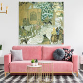 Illustration für "Dubrovsky" von Alexander Pushkin Leinwanddruck (Insitu (Wohnzimmer))