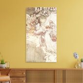 Illustration für eine Märchen Leinwanddruck (Insitu (Wohnzimmer))