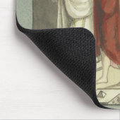 Illustration für Mozart "Zauberflöte", 1845 Mousepad (Ecke)