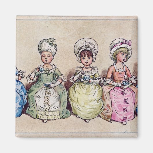 Illustration für 'St. Valentinstag", 1914 Magnet (Vorne)