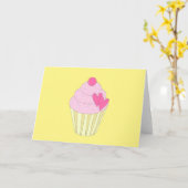 Illustration Gelbe Landschaft Gruß Karte (Gelbe Blume)