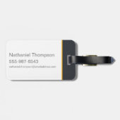 Illustration Gepäckanhänger (Rückseite horizontal)