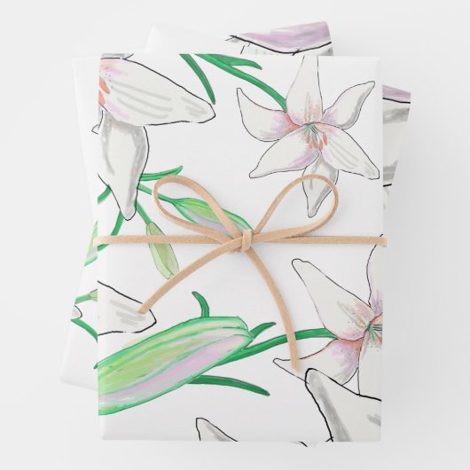 Illustration Geschenkpapier Set (Beispiel)