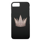 Illustration Golden Crown Tiara Schmuck Perlen Case-Mate iPhone Hülle (Rückseite)