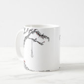 Illustration hangman's noose & mushrooms kaffeetasse (Vorderseite Links)
