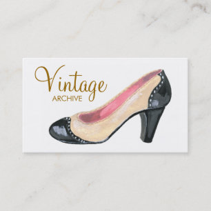 Illustration High Heel Pump Geschäftskarten Visitenkarte