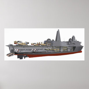 Illustration im Schnitt Poster