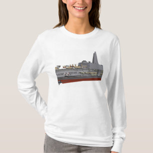 Illustration im Schnitt T-Shirt