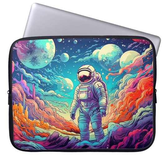 Illustration 'Into The Unknown' Laptopschutzhülle (Vorderseite)