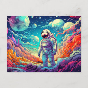 Illustration 'Into The Unknown' Postkarte