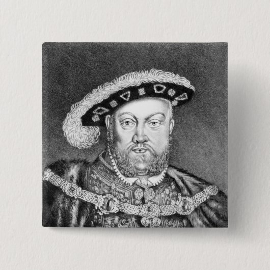 Illustration Königs Henry VIII Button (Vorderseite)