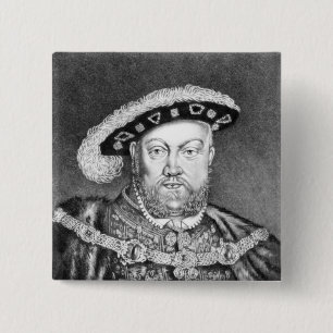 Illustration Königs Henry VIII Button