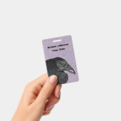 Illustration Kopf Flügel der Schwarzen Keile auf L Ausweis (Handheld)