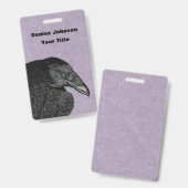 Illustration Kopf Flügel der Schwarzen Keile auf L Ausweis (Vorder- & Rückseite)