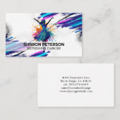 Illustration künstlerischer Tänzer | ausdrucksstar Visitenkarte (Vorne/Hinten)