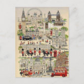 Illustration Londres Postkarte (Vorderseite)