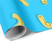Illustration Makkaroni und Käse Geschenkpapier (Rolleneckpunkt)