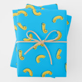Illustration Makkaroni und Käse Geschenkpapier Set (Beispiel)