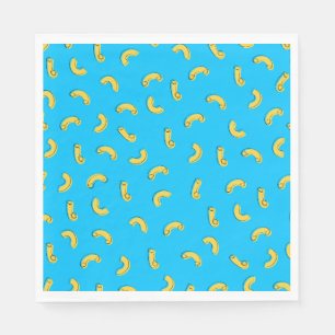 Illustration Makkaroni und Käse Serviette