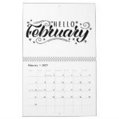 Illustration mit einem Zitat über Oreo Kalender (Feb 2027)