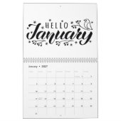Illustration mit einem Zitat über Zitrone Kalender (Jan 2027)