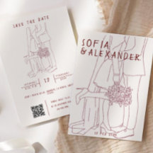 Illustration mit QR Code UAWG Wedding