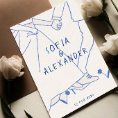 Illustration mit QR Code UAWG Wedding Einladung