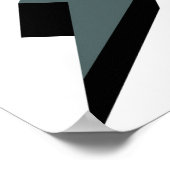 Illustration moderner Menschen Poster (Ecke)