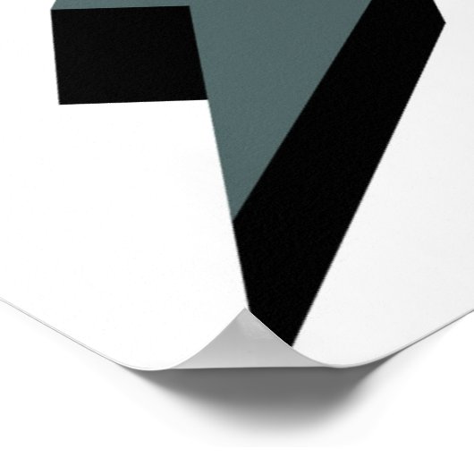 Illustration moderner Menschen Poster (Ecke)