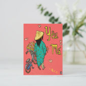 Illustration Mothers Day Gift der vietnamesischen  Postkarte (Stehend Vorderseite)