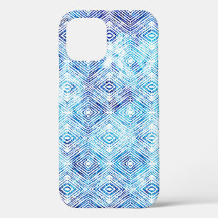 Illustration nahtloses Boho-Geometrie-Muster isoli iPhone 12 Hülle