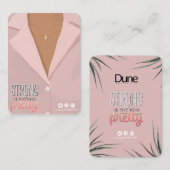 Illustration Nekklace Display Card Visitenkarte (Vorne/Hinten)