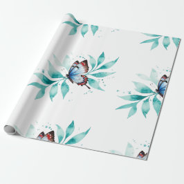 Illustration of a butterfly geschenkpapier