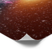 Illustration of a supermassive black hole poster (Ecke)