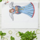 Illustration of Angels Geschirrtuch (Gefaltet)