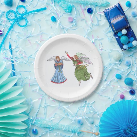 Illustration of Angels Pappteller (Party)