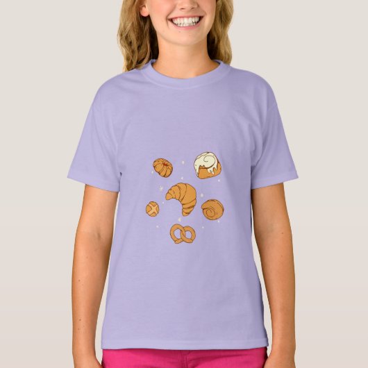 Illustration of bread T-Shirt (Vorderseite)