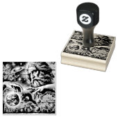 illustration of god creating the universe gummistempel (Stempel)