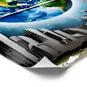illustration of god creating the universe poster (Ecke)