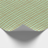 Illustration of hamburger patterns geschenkpapier (Ecke)