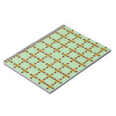 Illustration of hamburger patterns notizblock (Linke Seite)