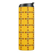 Illustration of hamburger patterns thermosbecher (Nach links gedreht)