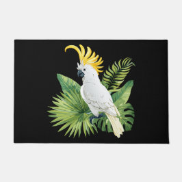 Illustration of parrot cockatoo fußmatte